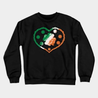 Heart Irish Clover Crewneck Sweatshirt